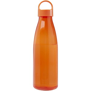 Bergen 800 ml recycled plastic water bottle, orange