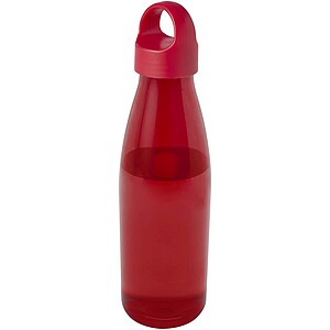 Bergen 800 ml recycled plastic water bottle, red