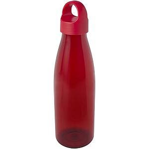 Bergen 800 ml recycled plastic water bottle, red