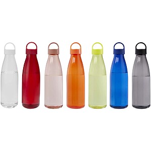 Bergen 800 ml recycled plastic water bottle, red