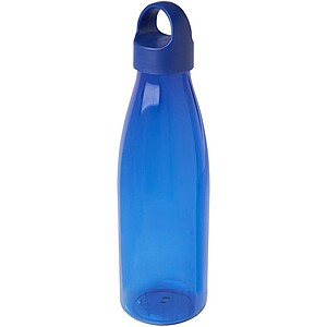 Bergen 800 ml recycled plastic water bottle, royal blue