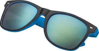 Bicoloured sunglasses with mirrored lenses