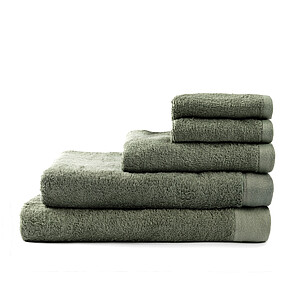 Birch towels 30x30, green