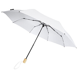 Birgit 21 foldable windproof recycled PET umbrella