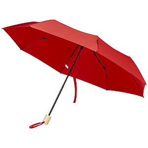 Birgit 21 foldable windproof recycled PET umbrella