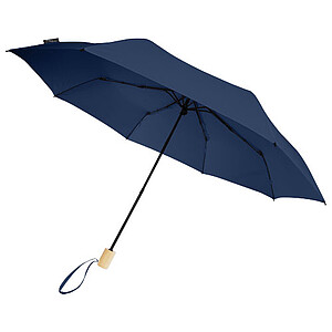 Birgit 21 foldable windproof recycled PET umbrella