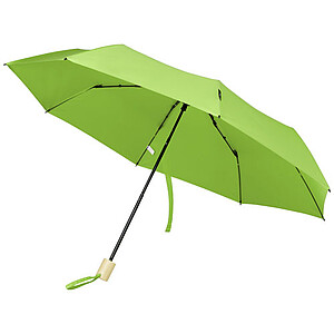 Birgit 21 foldable windproof recycled PET umbrella