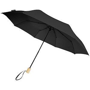 Birgit 21 foldable windproof recycled PET umbrella