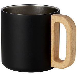 Bjorn 360 ml RCS certified recycled stainless steel mug with copper vacuum insulation