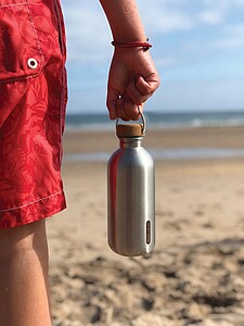 Black+Blum Steel Water Bottle 600ml, olive green