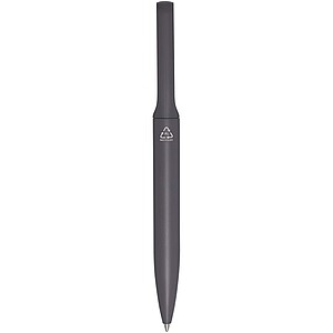 Blanca recycled aluminium ballpoint pen (blue ink), twilight grey