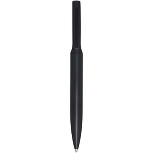Blanca recycled aluminium ballpoint pen, solid black