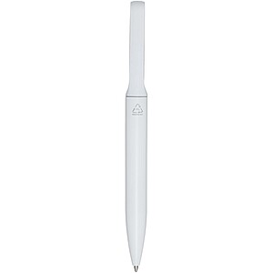 Blanca recycled aluminium ballpoint pen, white