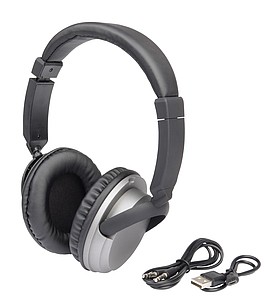 Bluetooth headphones COMFY black/silver
