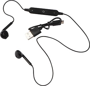 Bluetooth headset in transparent case