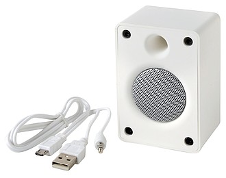 Bluetooth speaker OLD SCHOOL, white
