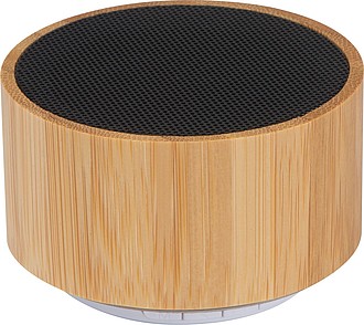 Bluetooth speaker with bamboo coating