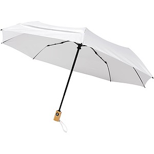 Bo 21" fold. auto open/close recycled PET umbrella
