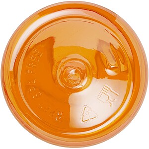 Bodhi 500 ml RPET water bottle, transparent orange