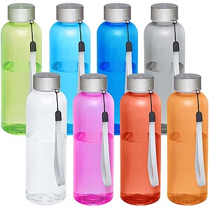 Bodhi 500 ml RPET water bottle, transparent orange