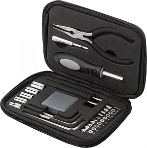 Bonded leather case tool kit Lani