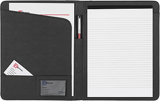 Bonded leather folderBlack