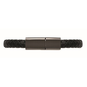 Braided bracelet cable type-C, black