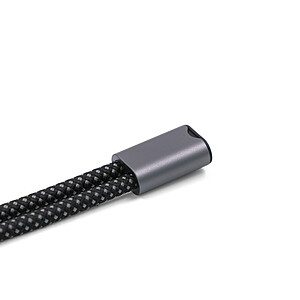 Brandcharger Lany Wristband Charge charging cable, gun metal