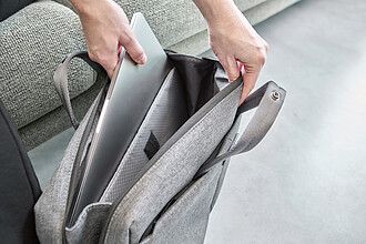 BrandCharger Metro laptop bag, grey