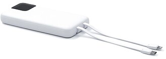 BrandCharger Powercharge 10000 Eco power bank, white