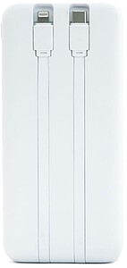 BrandCharger Powercharge 10000 Eco power bank, white