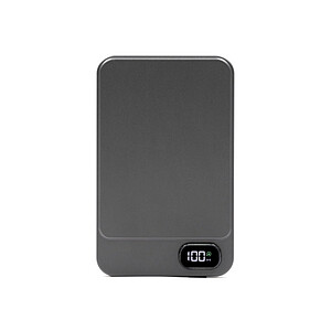 Brandcharger Powerwave 10000 wireless powerbank, gun metal