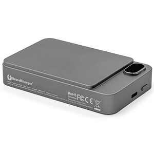 Brandcharger Powerwave 10000 wireless powerbank, gun metal