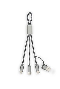 Brandcharger Trident 2 charging cable, gun metal