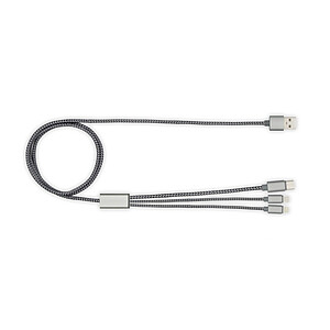Brandcharger Trident 2+ charging cable, gun metal