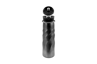 Brandcharger Vortex Athletica drinking bottle, gun metal