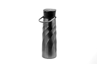 Brandcharger Vortex Athletica drinking bottle, gun metal