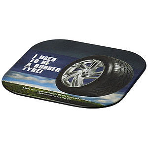 Brite-Mat® square coaster with tyre material