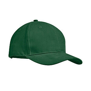 Brushed heavy cotton 6 panel Ba, dark green