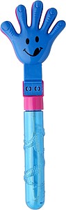 Bubble blower (50 ml) and hand clapper in one.
