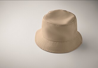 Bucket hat polyester 150 gr/m2, khaki