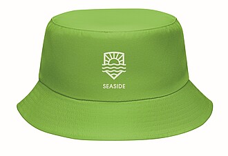 Bucket hat polyester 150 gr/m2, lime