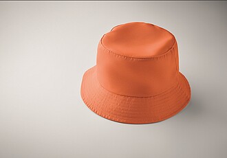 Bucket hat polyester 150 gr/m2, orange