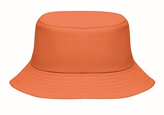 Bucket hat polyester 150 gr/m2, orange