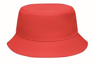 Bucket hat polyester 150 gr/m2, red