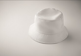 Bucket hat polyester 150 gr/m2, white