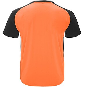 Bugatti short sleeve kids sports t-shirt, fluor orange, size 4