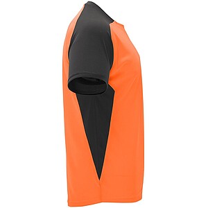 Bugatti short sleeve unisex sports t-shirt, fluor orange, size S