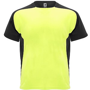 Bugatti short sleeve unisex sports t-shirt, fluor yellow, size S