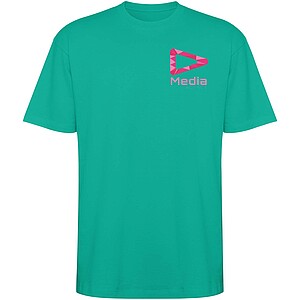 Bull short sleeve unisex oversized t-shirt, jade green